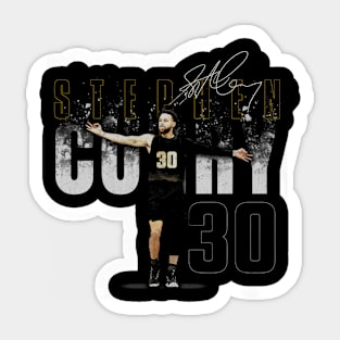 Steph Curry Golden State Dissolve Sticker